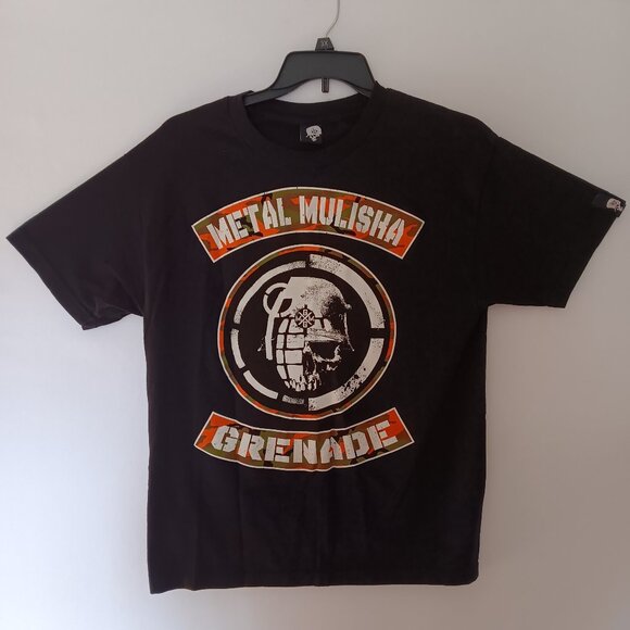 Lot of 4 - Metal Mulisha Black Shirts Skull. Look at pics. all same size. - Picture 1 of 16